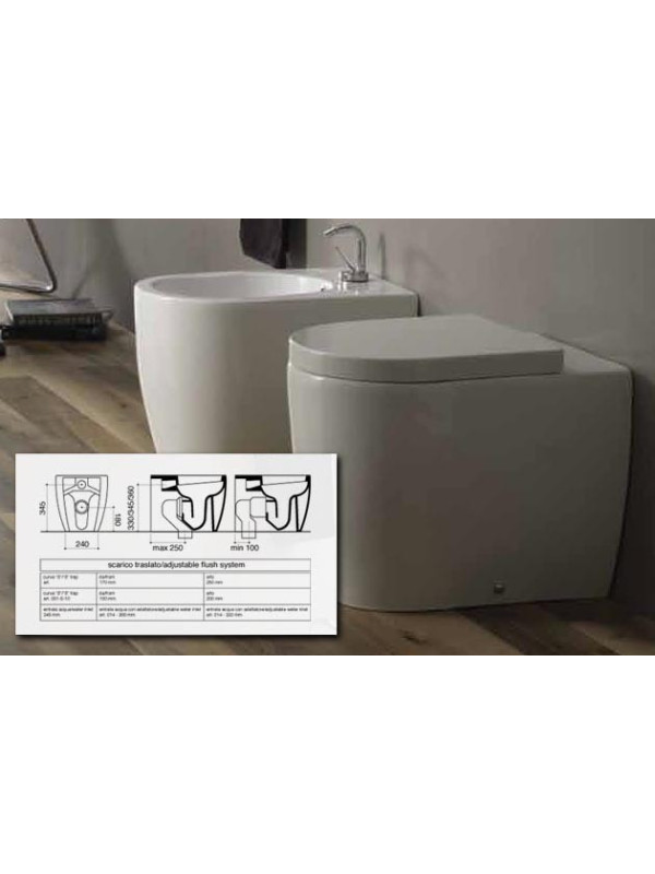 Obiecte Sanitare Italia Disegno Ceramica Skip