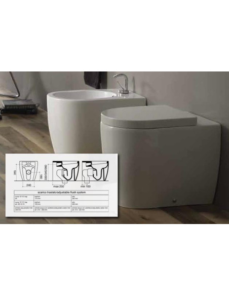 Obiecte Sanitare Italia Disegno Ceramica Skip
