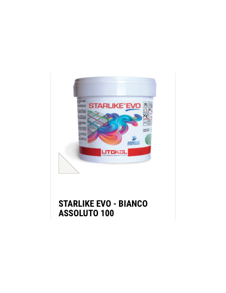 Chit de rosturi epoxidic Starlike Evo 100 Bianco Assolutto - galeata 2.5 kg