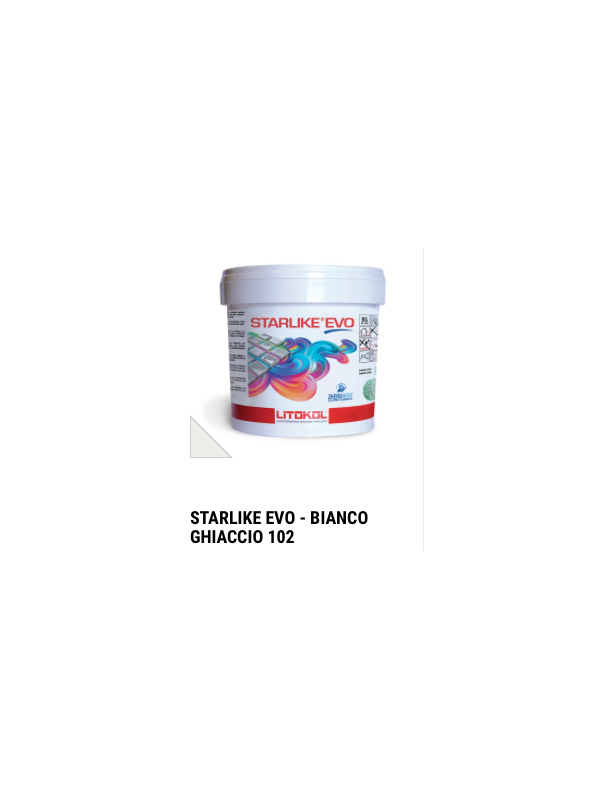 Chit de rosturi epoxidic Starlike Evo 102 Bianco Ghiaccio - galeata 5 kg