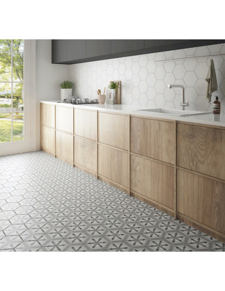 Gresie Faianta Hexagonala HEXATILE Harmony Patchwork