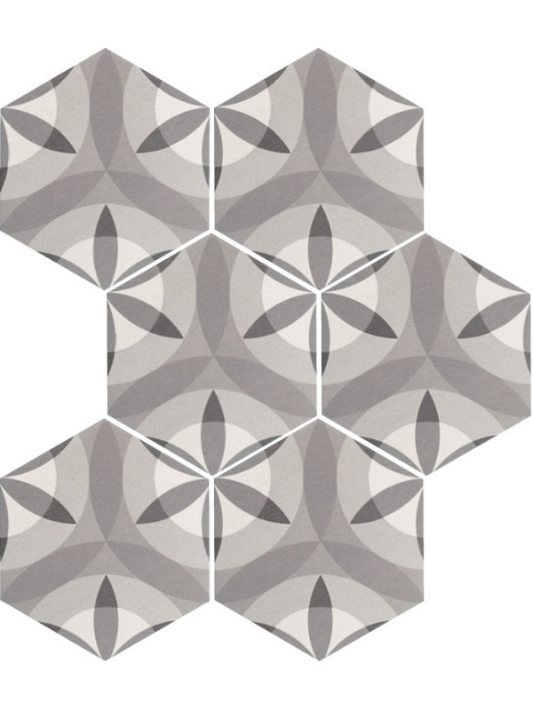 Gresie Faianta Hexagonala HEXATILE Harmony Patchwork