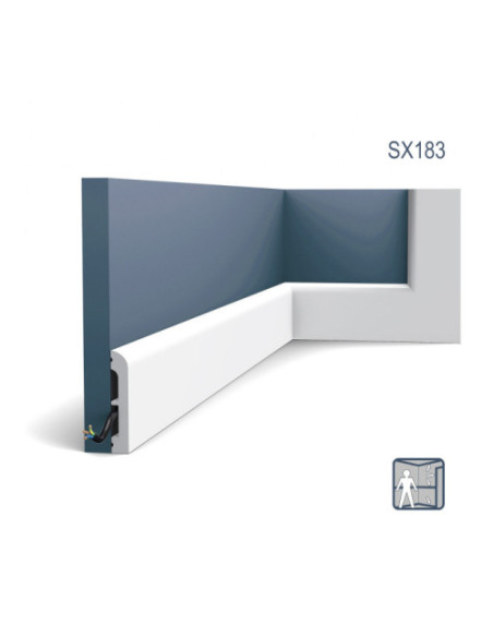 Plinta SX183 - 200 x 7.5 x 1.3 cm
