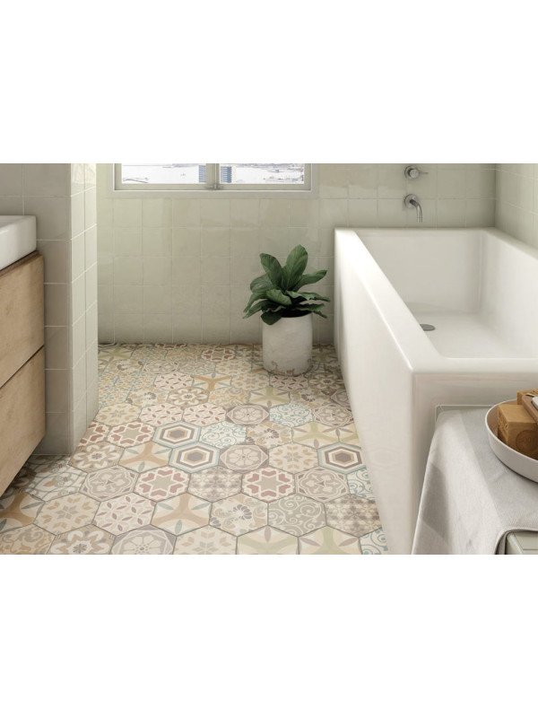 Gresie Faianta Hexagonala HEXATILE Harmony Patchwork
