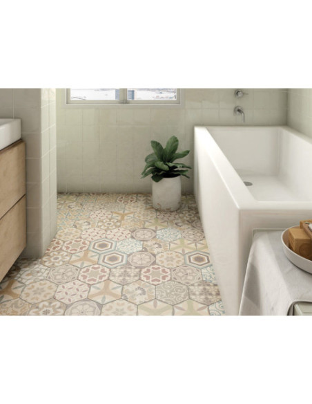 Gresie Faianta Hexagonala HEXATILE Harmony Patchwork
