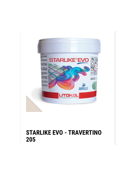 Chit de rosturi epoxidic Starlike Evo 205 Travertino - galeata 2.5 kg