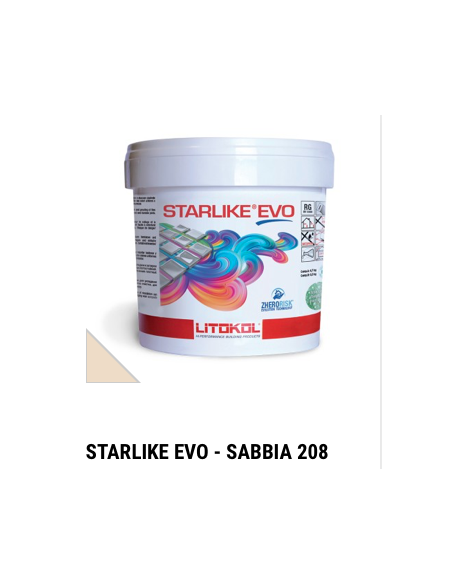Chit de rosturi epoxidic Starlike Evo 208 Sabbia - galeata 2.5 kg