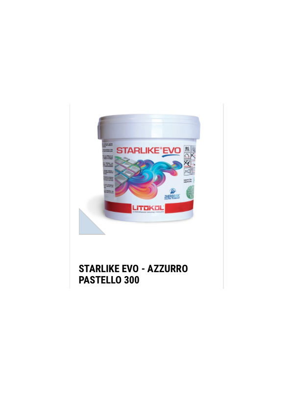 Chit de rosturi epoxidic Starlike Evo 300 Azzurro Pastello - galeata 2.5 kg
