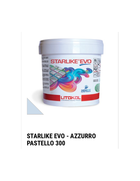 Chit de rosturi epoxidic Starlike Evo 300 Azzurro Pastello - galeata 2.5 kg