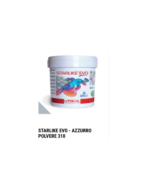 Chit de rosturi epoxidic Starlike Evo 310 Azzurro Polvere - galeata 2.5 kg