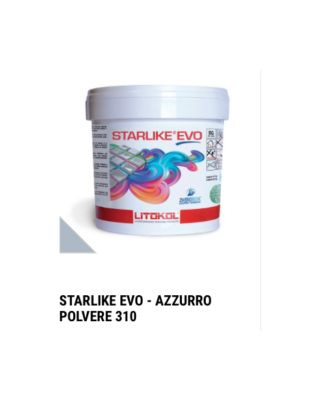 Chit de rosturi epoxidic Starlike Evo 310 Azzurro Polvere - galeata 2.5 kg