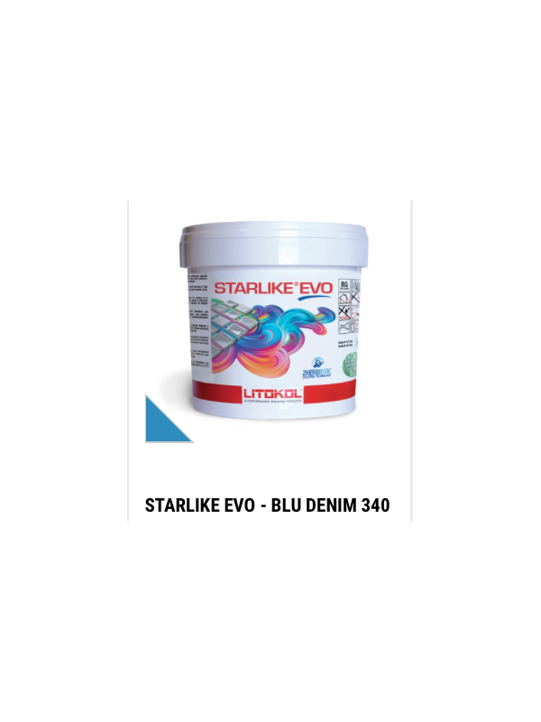 Chit de rosturi epoxidic Starlike Evo 340 Blu Denim - galeata 2.5 kg