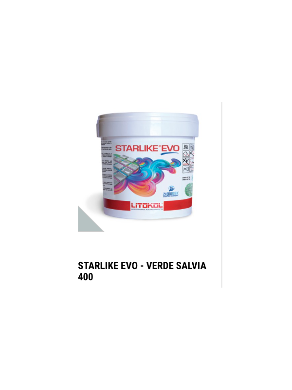 Chit de rosturi epoxidic Starlike Evo 400 Verde Salvia - galeata 2.5 kg