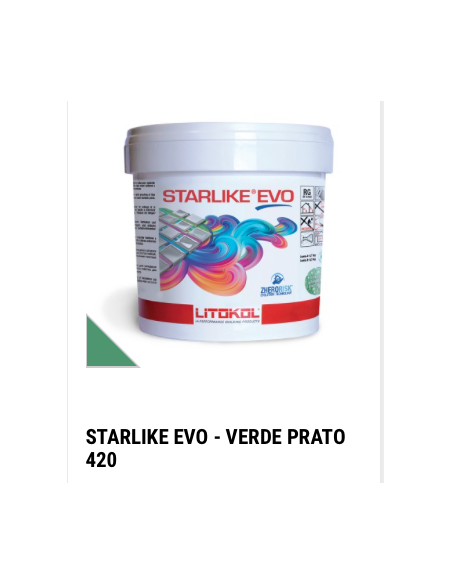 Chit de rosturi epoxidic Starlike Evo 420 Verde Prato - galeata 2.5 kg