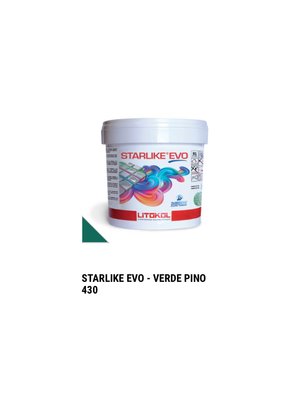 Chit de rosturi epoxidic Starlike Evo 430 Verde Pino - galeata 2.5 kg