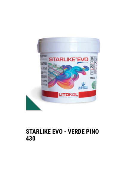 Chit de rosturi epoxidic Starlike Evo 430 Verde Pino - galeata 2.5 kg