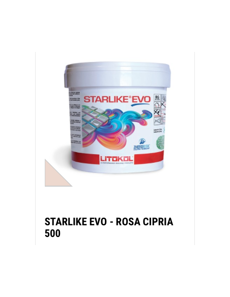 Chit de rosturi epoxidic Starlike Evo 500 Rosa Cipria - galeata 2.5 kg