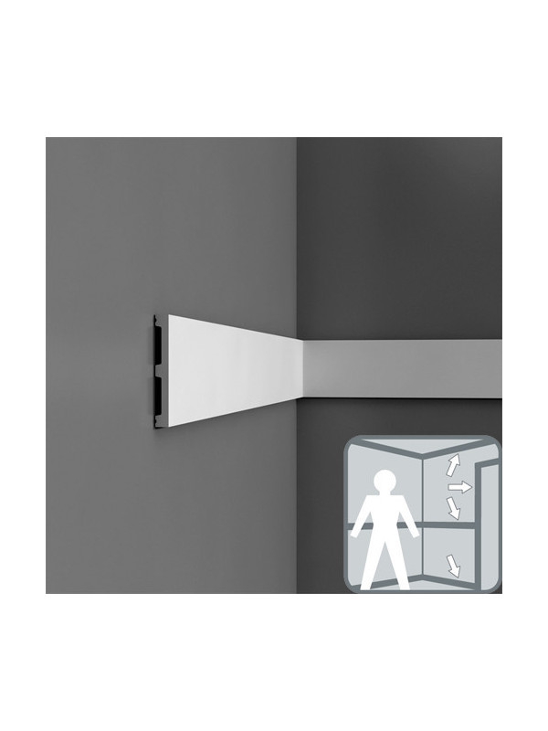 Plinta SX163- 200 x 10.2 x 1.3 cm