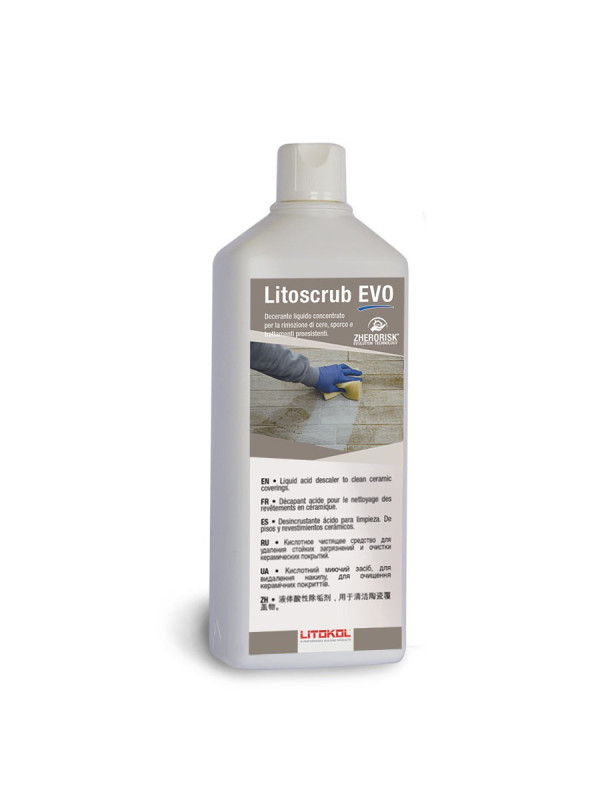Litoscrub Evo - Detergent curatare ceara, rasini, polimeri - 1 L