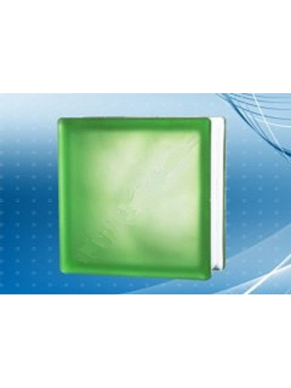 Caramida de Sticla Misty Cloudy Green