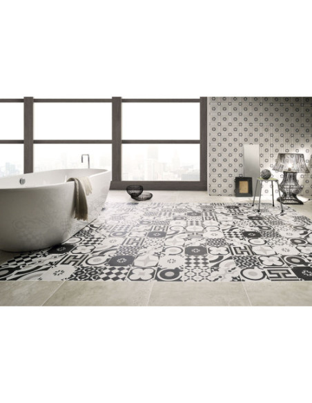 Gresie Faianta Cementine Black&White by Silvia Stanzani