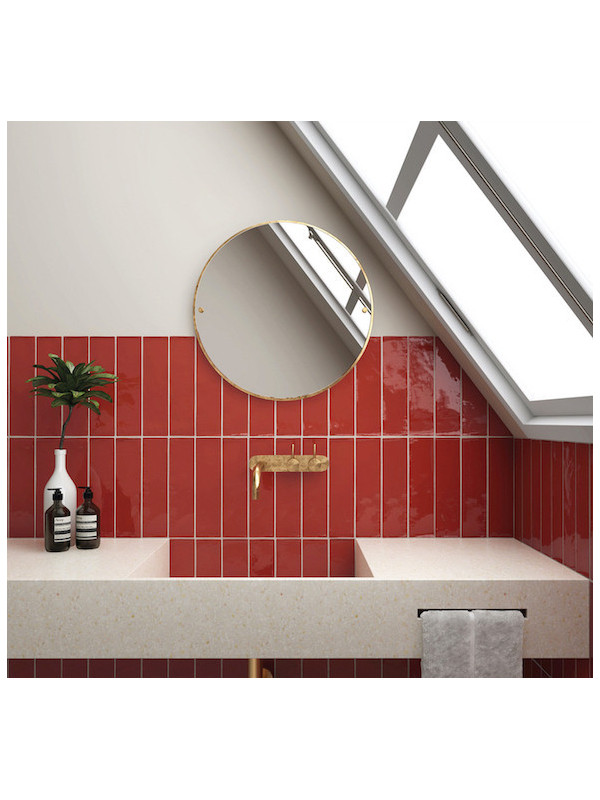 Faianta Red 7.5x30 cm