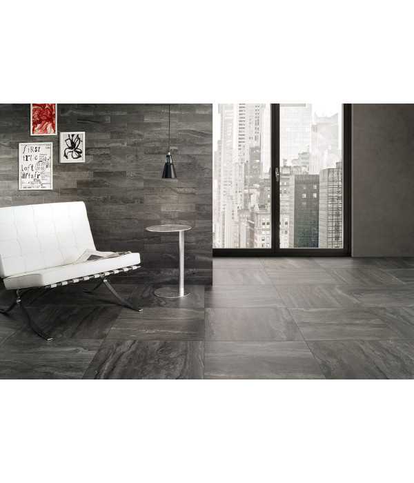 Gresie Travertin Rev Black 30x60 cm