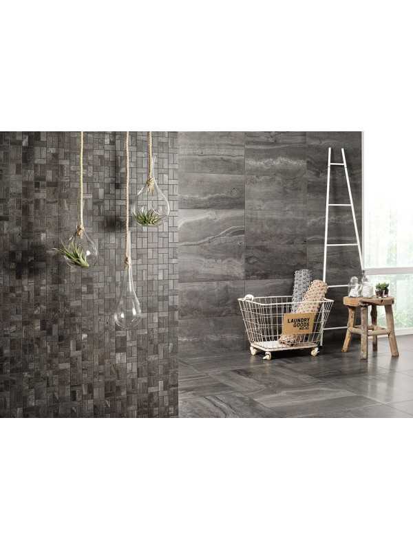 Gresie Travertin Rev Black 30x60 cm
