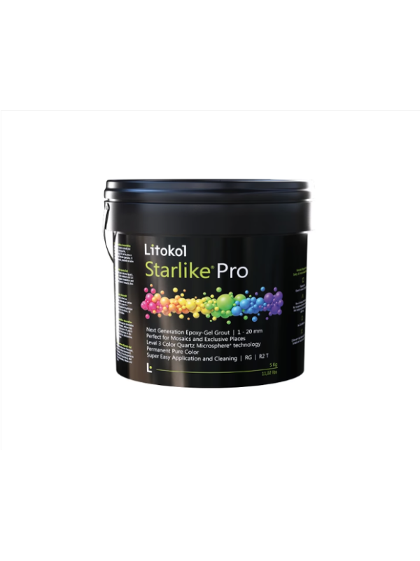 Chit de rosturi epoxidic Litokol Starlike Pro 07 Cenere - galeata 2.5 kg