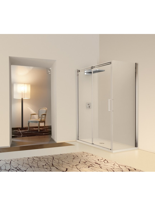 Cabina Dus Dreptunghiulara Italia Novellini Diamanti 2P+F