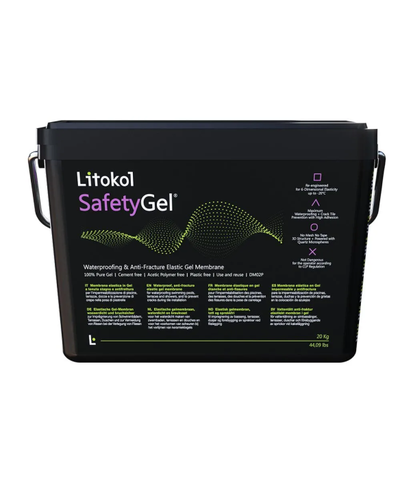 SafetyGel Litokol - Membrana lichida Hidroizolatoare - 20 kg