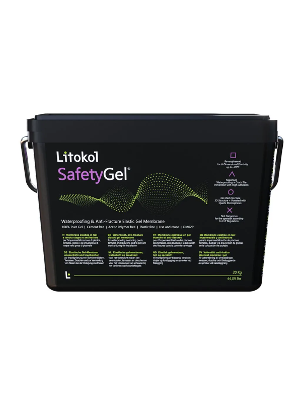 SafetyGel Litokol - Membrana lichida Hidroizolatoare - 5 kg
