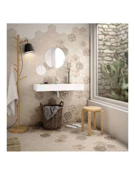 Gresie Hexagonala Hexatile Cement