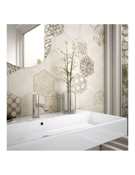 Gresie Hexagonala Hexatile Cement