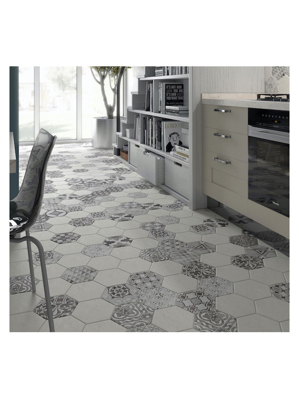 Gresie Hexagonala Hexatile Cement