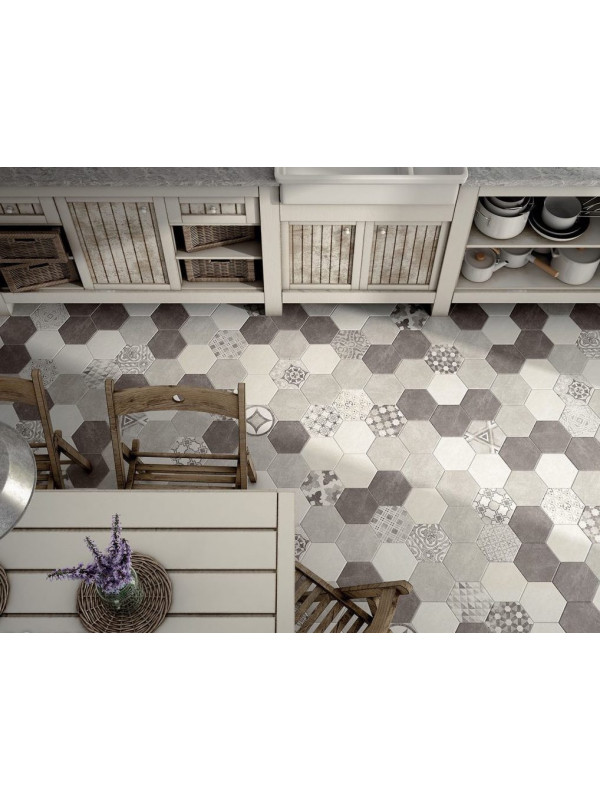 Gresie Hexagonala Hexatile Cement