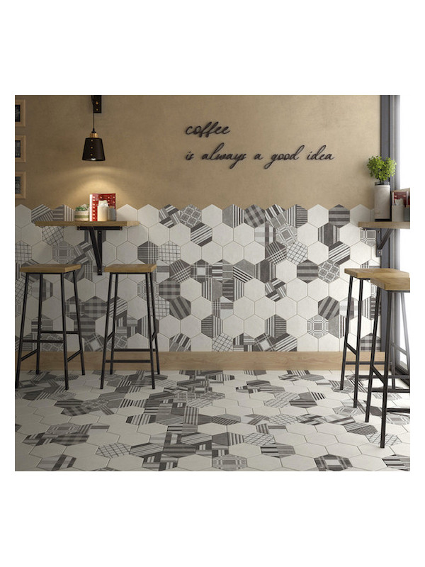 Gresie Hexagonala Hexatile Cement