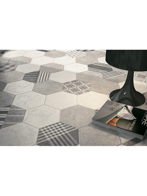 Gresie Hexagonala Hexatile Cement