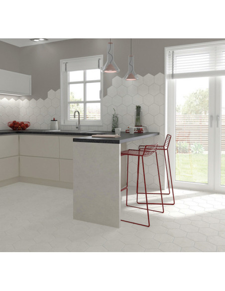 Gresie Hexagonala Hexatile Cement