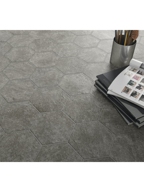 Gresie Hexagonala Hexatile Cement