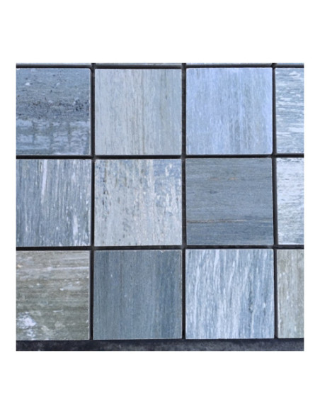 Mozaic Ceramic Painted Blue