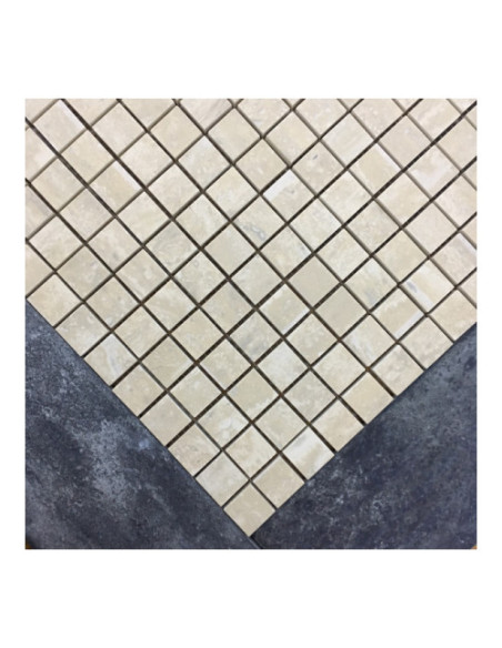 Mozaic Travertin Beige 2.3x2.3 cm