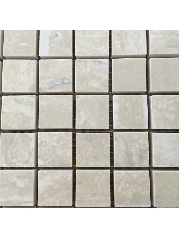 Mozaic Travertin Beige 2.3x2.3 cm