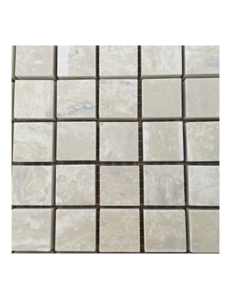 Mozaic Travertin Beige 2.3x2.3 cm