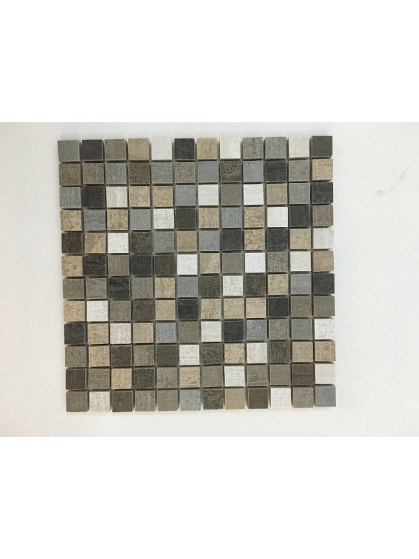 Mozaic Ceramic Legnocemento Mix 2.3x2.3 cm