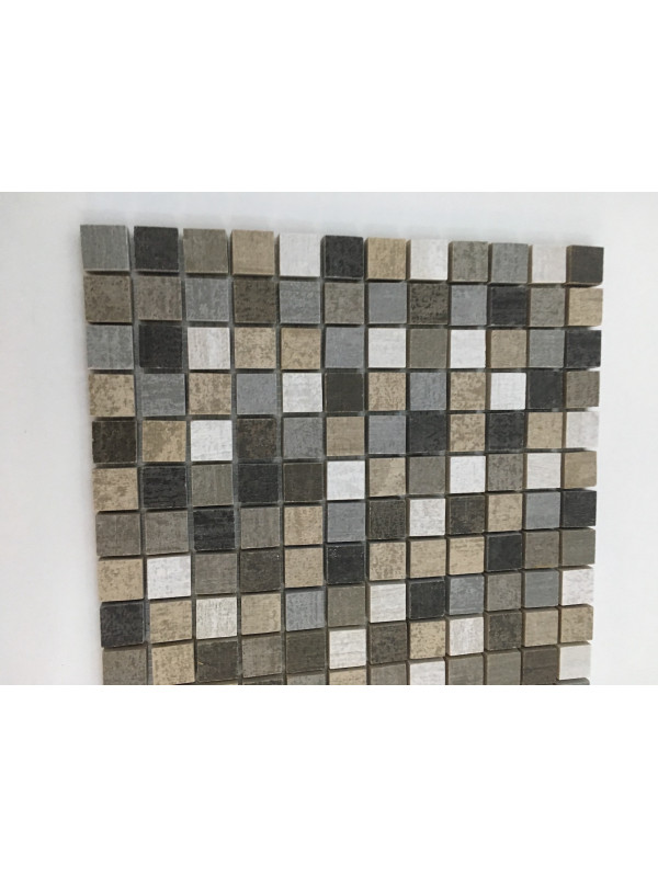 Mozaic Ceramic Legnocemento Mix 2.3x2.3 cm