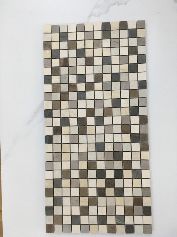 Mozaic Ceramic Claystone Alabaster 2.3x2.3 cm