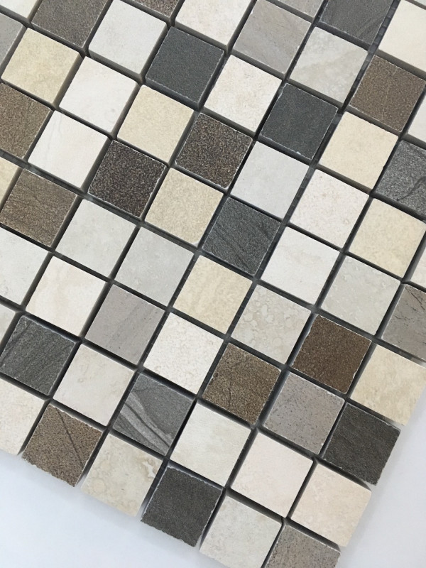 Mozaic Ceramic Claystone Alabaster 2.3x2.3 cm
