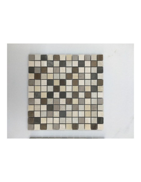 Mozaic Ceramic Claystone Alabaster 2.3x2.3 cm
