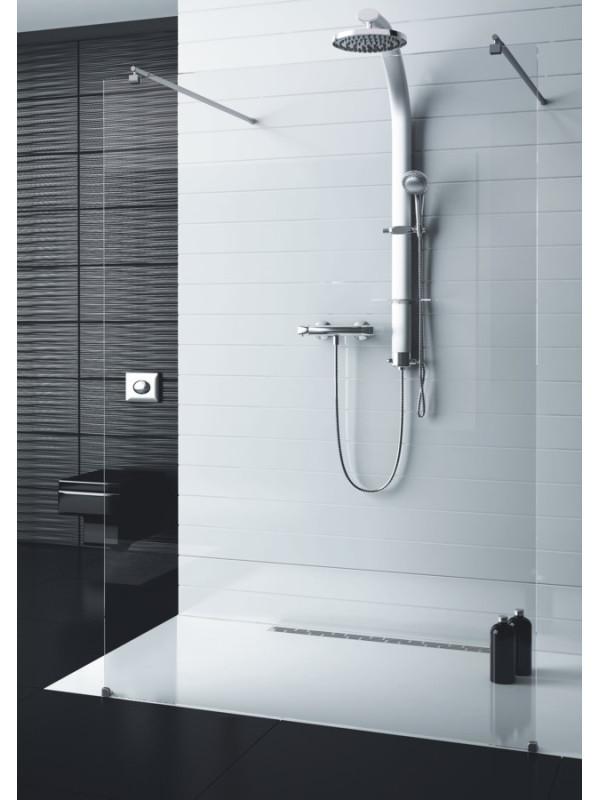 Cabina Dus Walk In Soul cu stabilizatori (120 cm)